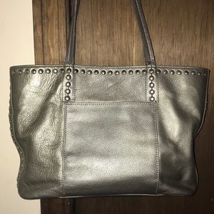 clarks silver handbag